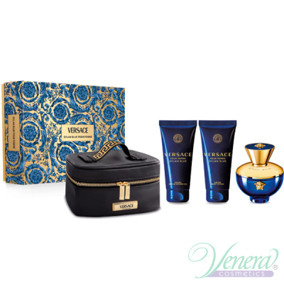 Versace Pour Femme Dylan Blue Set (EDP 100ml + BL 100ml + SG 100ml + Bag) για γυναίκες Γυναικεία Σετ