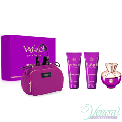 Versace Pour Femme Dylan Purple Set (EDP 100ml + BL 100ml + SG 100ml + Bag) για γυναίκες Γυναικεία Σετ