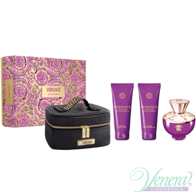 Versace Pour Femme Dylan Purple Set (EDP 100ml + BL 100ml + SG 100ml + Bag) για γυναίκες Γυναικεία Σετ