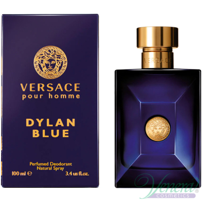 Versace Pour Homme Dylan Blue Deo Spray 100ml για άνδρες Ανδρικά προϊόντα προσώπου και σώματος για άντρες