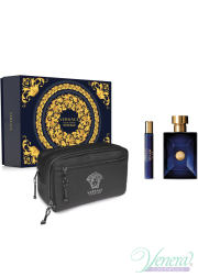 Versace Pour Homme Dylan Blue Set (EDT 100ml + EDT 10ml + Bag) για άνδρες Αρσενικά Σετ