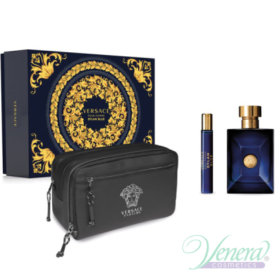 Versace Pour Homme Dylan Blue Set (EDT 100ml + EDT 10ml + Bag) για άνδρες Αρσενικά Σετ