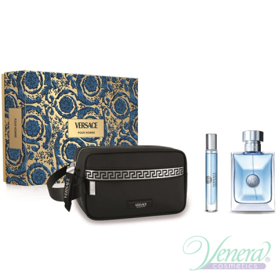 Versace Pour Homme Set (EDT 100ml + EDT 10ml + Bag) για άνδρες Γυναικεία Σετ