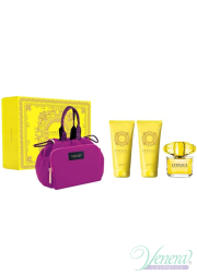Versace Yellow Diamond Set (EDT 90ml + BL 100ml + SG 100ml + Bag) για γυναίκες Γυναικεία σετ