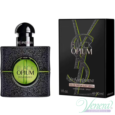 YSL Black Opium Illicit Green EDP 30ml για γυναίκες Γυναικεία αρώματα