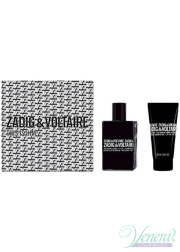 Zadig & Voltaire This is Him Set (EDT 50ml + SG 50ml) για άνδρες Ανδρικά Σετ