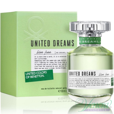 Benetton United Dreams Live Free EDT 80ml για γυναίκες Γυναικεία Аρώματα