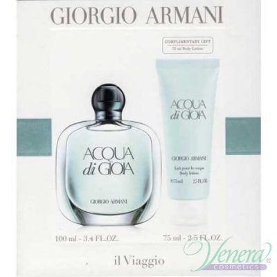 Armani Acqua Di Gioia Set (EDP 100ml + Body Lotion 75ml) για γυναίκες Γυναικεία σετ