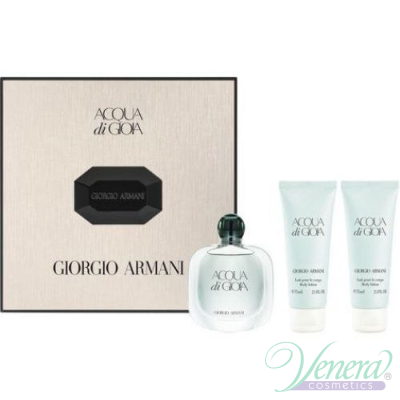 Armani Acqua Di Gioia Set (EDP 50ml + 2 x BL 75ml) για γυναίκες Sets