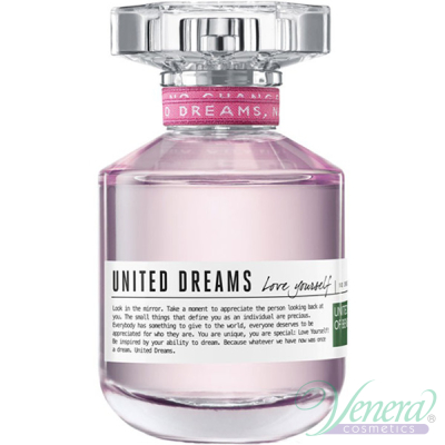 Benetton United Dreams Love Yourself EDT 80ml για γυναίκες ασυσκεύαστo Women's Fragrances without package
