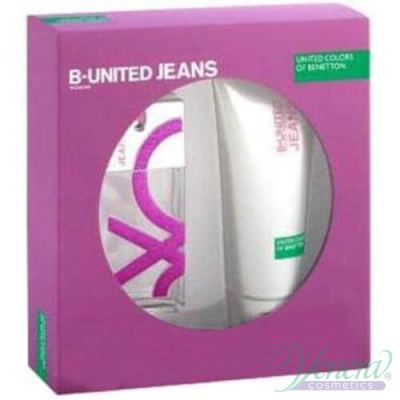 Benetton B.United Jeans Set (EDT 100ml + SG 200ml) για γυναίκες Sets