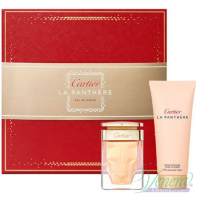 Cartier La Panthere Set (EDP 50ml + Body Cream 100ml) για γυναίκες Γυναικεία σετ