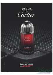 Cartier Pasha de Cartier Edition Noire Sport EDT 100ml για άνδρες ασυσκεύαστo Ανδρικά Аρώματα χωρίς καπάκι