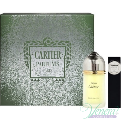 Cartier Pasha Set (EDT 100ml + EDT 9ml Pocket Spray) για άνδρες Gift Sets