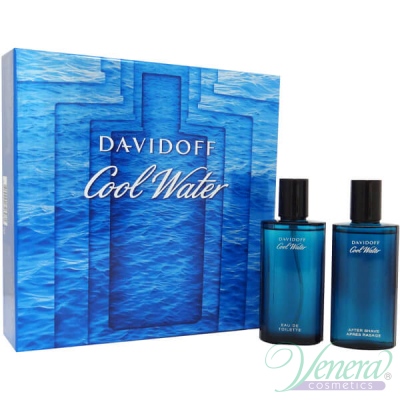 Davidoff Cool Water Set (EDT 75ml + AS Lotion 75ml) για άνδρες Men's Gift sets