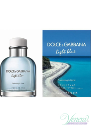 Dolce&Gabbana Light Blue Swimming in Lipari EDT 125ml για άνδρες Ανδρικά Αρώματα