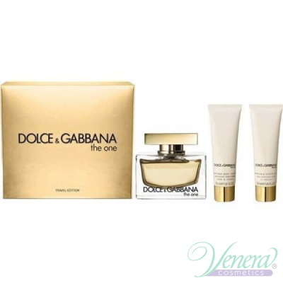 Dolce&Gabbana The One Set (EDP 75ml + BL 50ml + SG 50ml) για γυναίκες Gift Sets