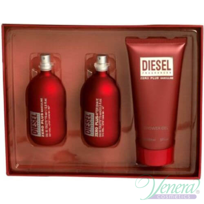 Diesel Zero Plus Set (EDT 75ml + After Shave 75ml + SG 150ml) για άνδρες Gift Sets