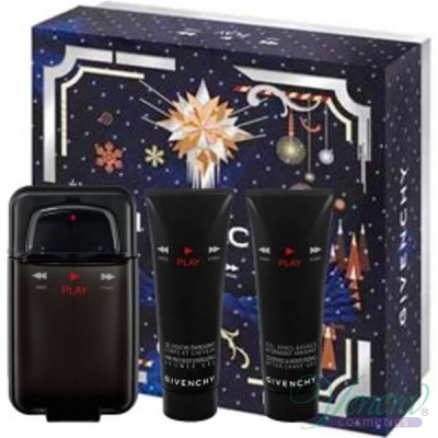 Givenchy Play Intense Set (EDT 100ml + After Shave Balm 75ml + Shower Gel 75ml) για άνδρες Gift Sets