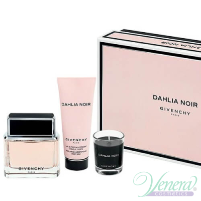 Givenchy Dahlia Noir Set (EDP 50ml + BL 100ml + Parfumed candle) για γυναίκες Sets