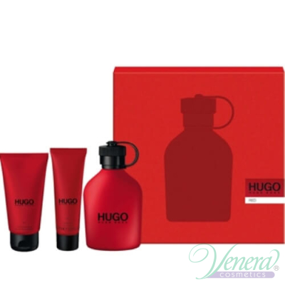 Hugo Boss Hugo Red Set (EDT 75ml + After Shave Balm 50ml + Shower Gel 50ml) για άνδρες Sets