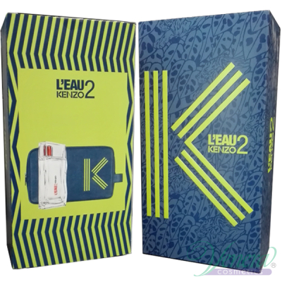 Kenzo L'Eau 2 Set (EDT 50ml + Fashion Pouch) για άνδρες Men's Gift sets