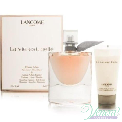 Lancome La Vie Est Belle Set (EDP 50ml + Body Lotion 50ml) για γυναίκες Γυναικεία σετ