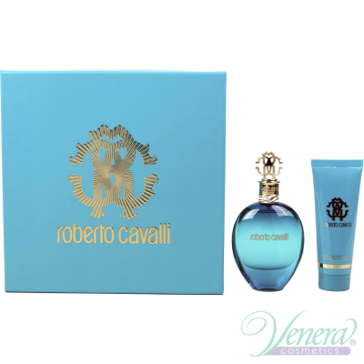 Roberto Cavalli Acqua Set (EDT 75ml + Body Lotion 75ml) για γυναίκες Gift Sets