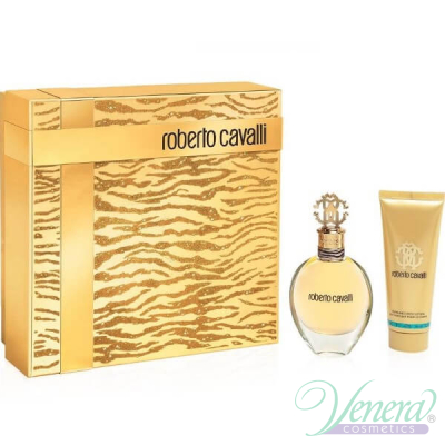 Roberto Cavalli Eau de Parfum Set (EDP 50ml + Body Lotion 75ml) για γυναίκες Gift Sets
