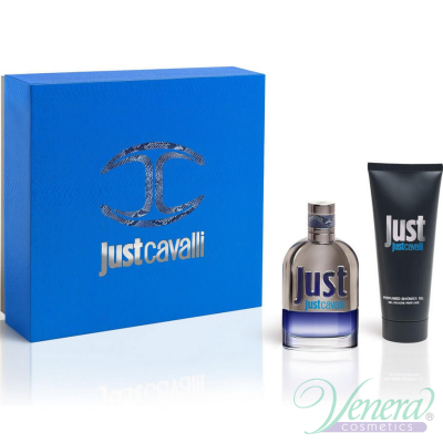 Roberto Cavalli Just Cavalli Him Set (EDT 50ml + Shower Gel 75ml) για άνδρες Gift Sets