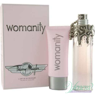 Thierry Mugler Womanity Set (EDP 80ml + BL 100ml) για γυναίκες Γυναικεία σετ
