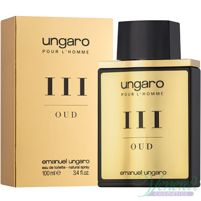 Emanuel Ungaro Ungaro Pour L'Homme III Oud EDT 100ml για άνδρες Men's Fragrance