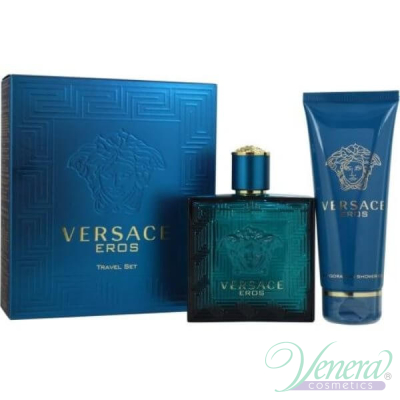 Versace Eros Set (EDT 100ml + Shower Gel 100ml) για άνδρες Αρσενικά Σετ