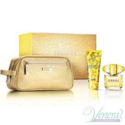 Versace Yellow Diamond Set (EDT 90ml + BL 100ml + Bag) για γυναίκες Γυναικεία σετ