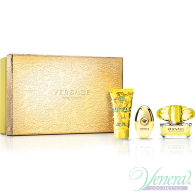 Versace Yellow Diamond Set (EDT 50ml + EDT 10ml + BL 50ml) για γυναίκες Γυναικεία σετ