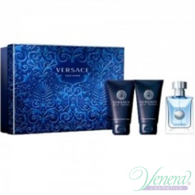 Versace Pour Homme Set (EDT 50ml + Shower Gel 50ml + Shampoo 50ml) για άνδρες Αρσενικά Σετ